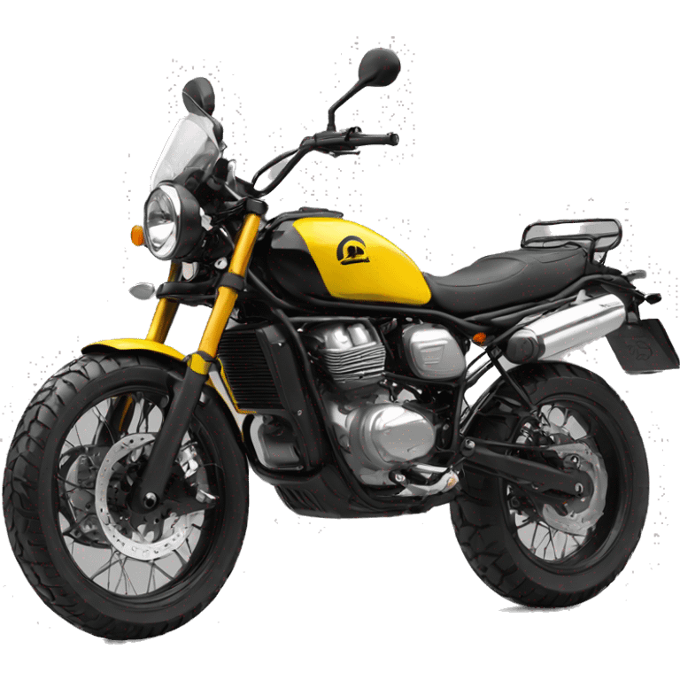 2 motorcycles scramblers emoji