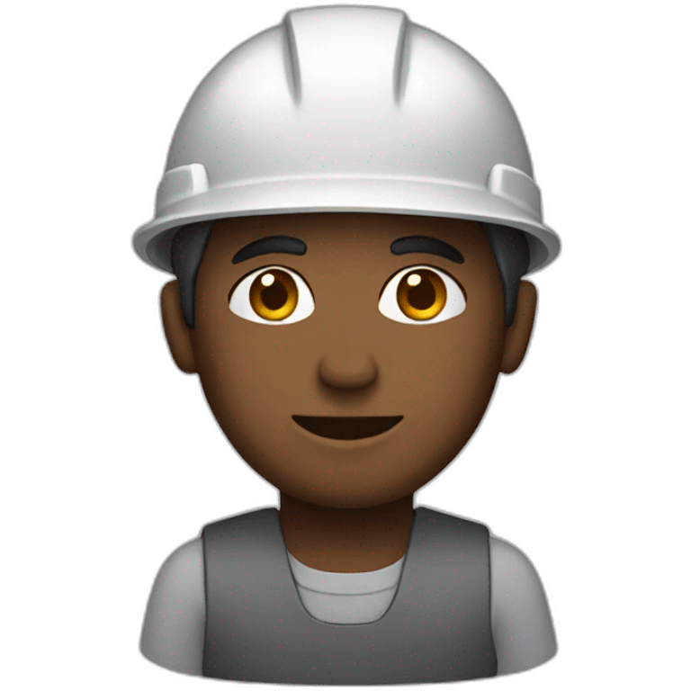 Worker with Instagram  emoji