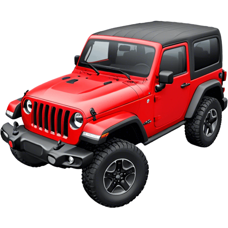 Jeep Wrangler - Jeep (Model Year: 2022) (Iconic colour: Red) emoji