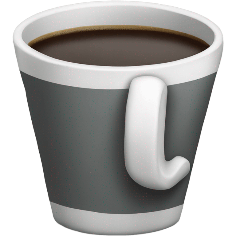 Grey cup hot coffee  emoji