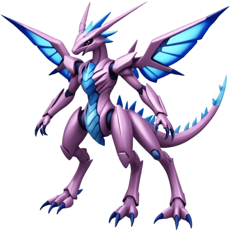  Cool Edgy Shiny Godly Ethereal Digimon-Genesect-Palkia-Dialga-hybrid full body emoji