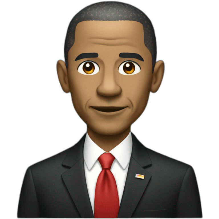 Obama in a Ferrari  emoji