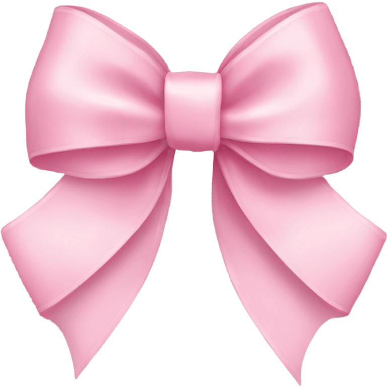 light pink ribbon bow emoji