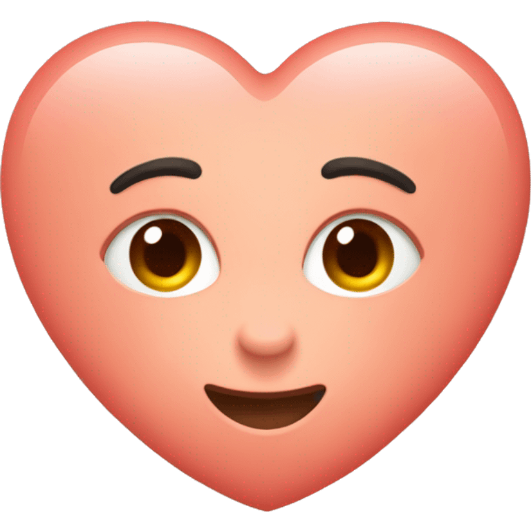 Somon color heart emoji