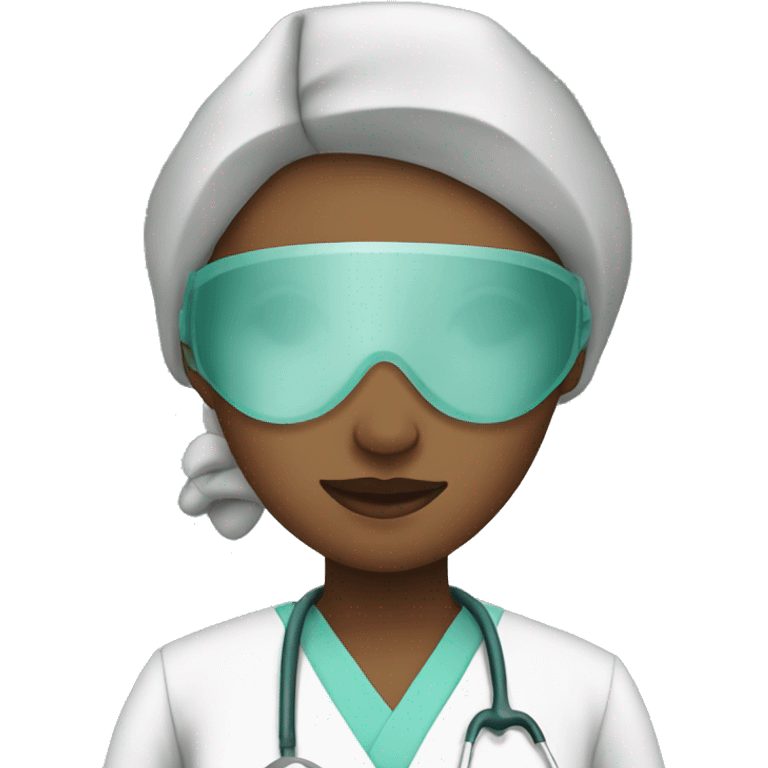 female surgeon during surgery  emoji