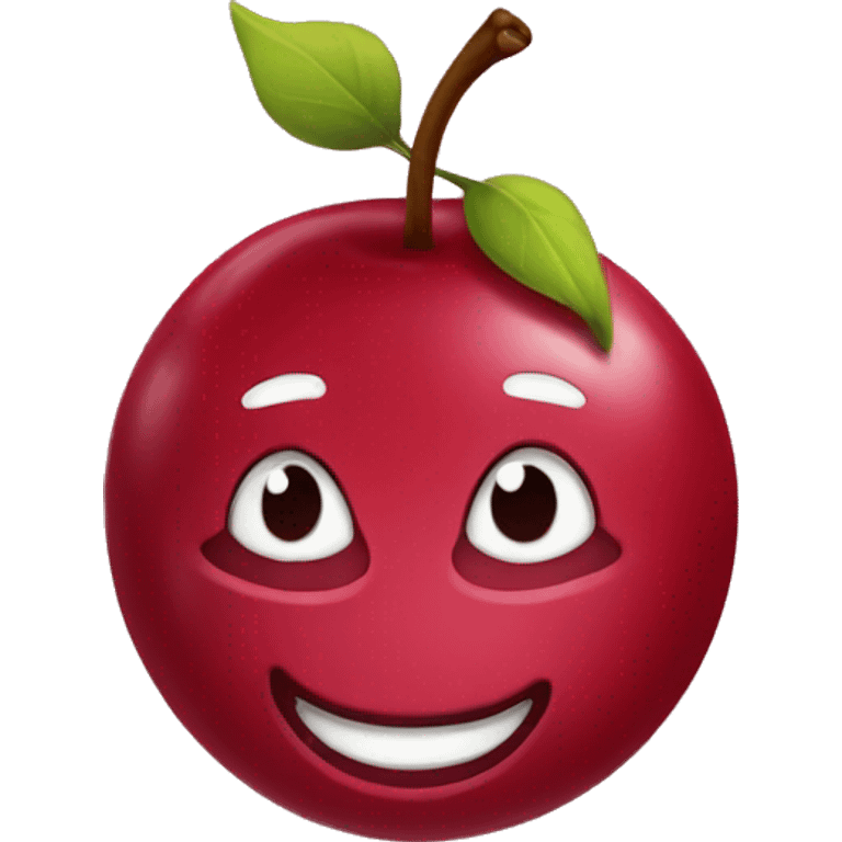 cherry with princes emoji