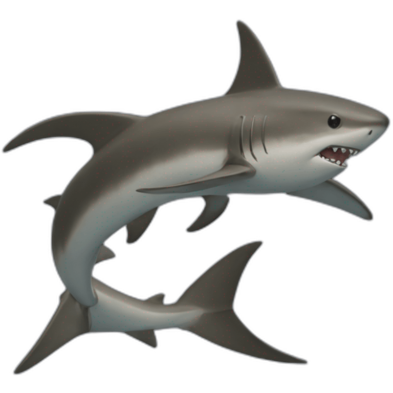 Tiburón kawai emoji