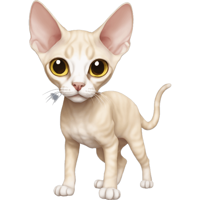 Devon Rex Full Body emoji