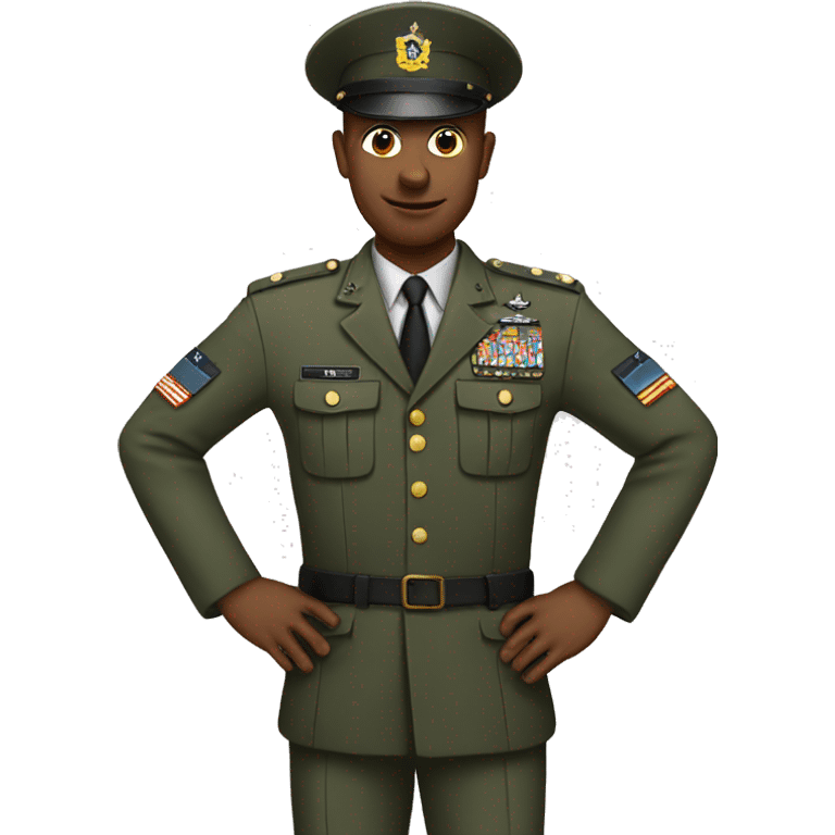 army officer emoji