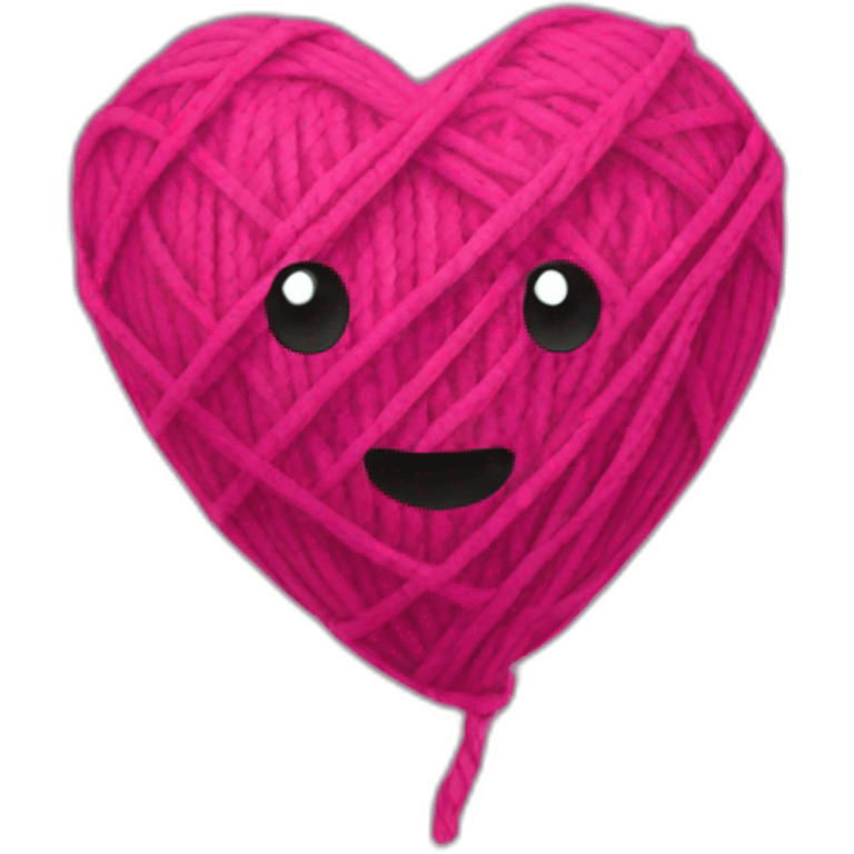 yarnball heartshaped emoji