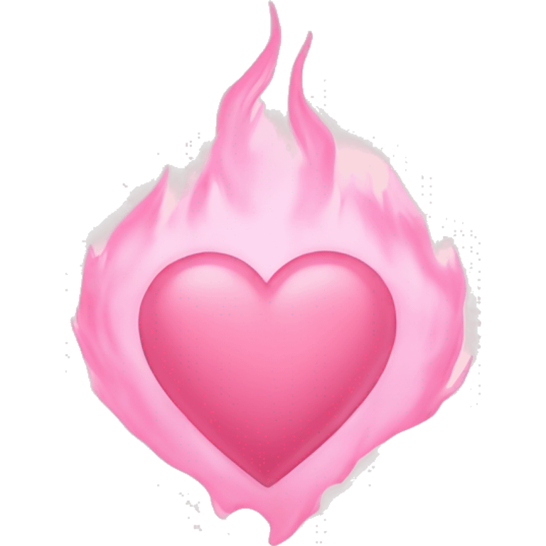 Light pink hearth emoji