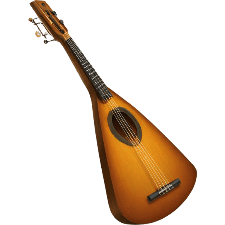 russian Folk Instrument Balalaika 3 string instead emoji