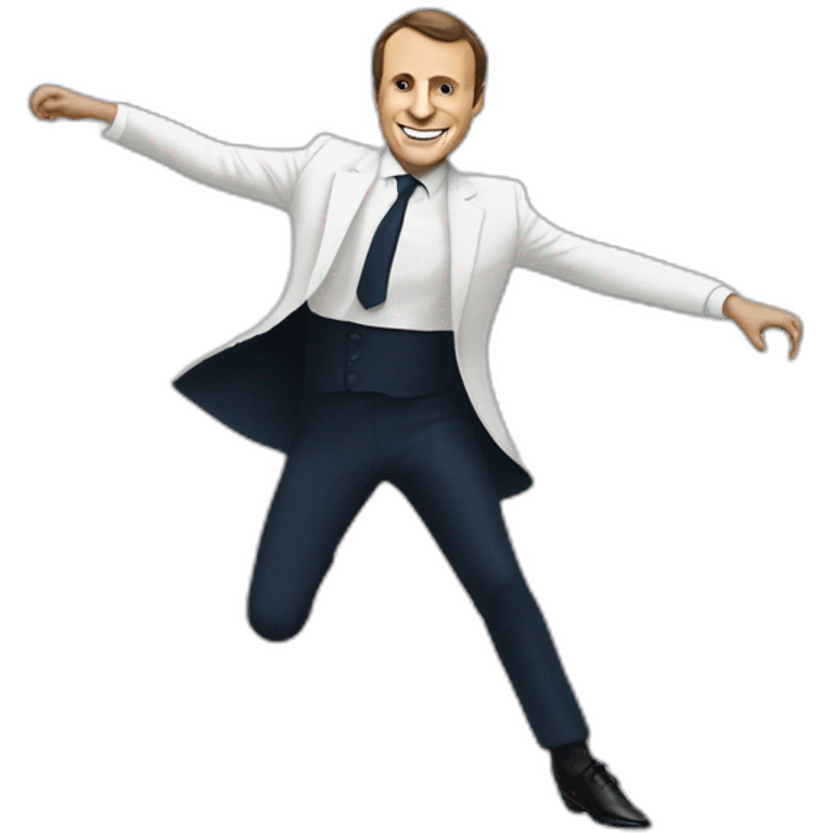 Macron qui danse emoji