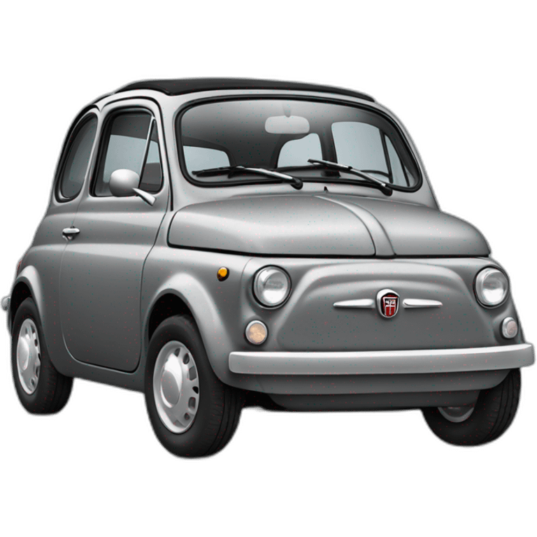 fiat 500 grigia  emoji