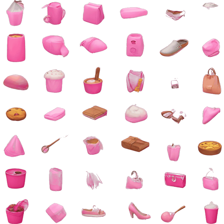 Pink items emoji