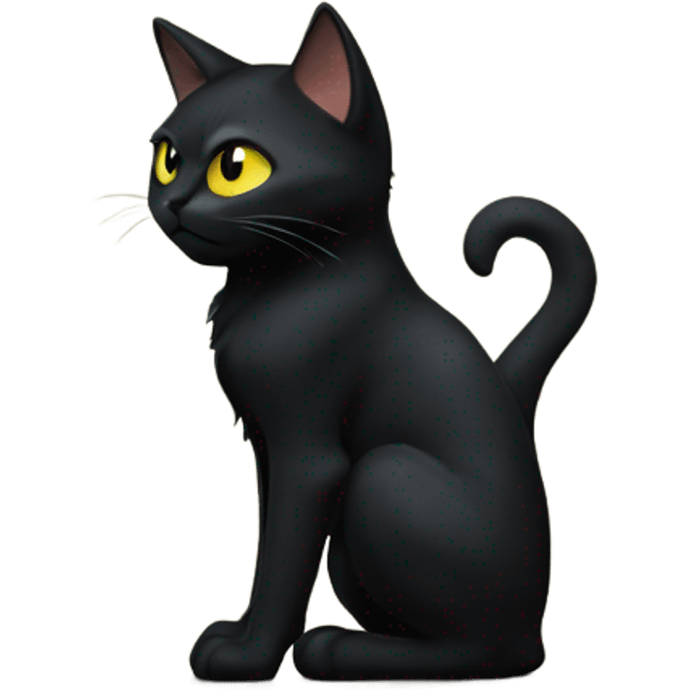 Chat noir emoji