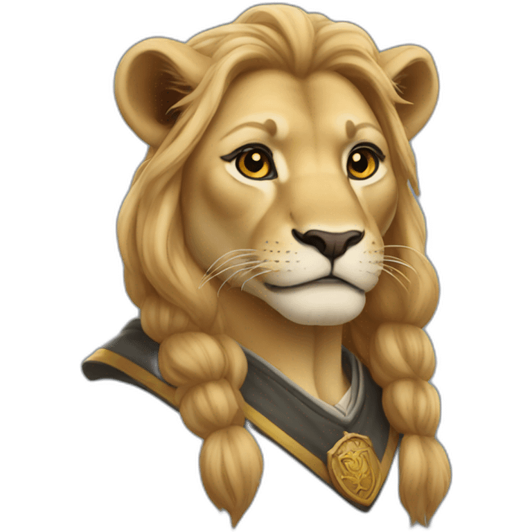 Lioness from Hogwarts emoji