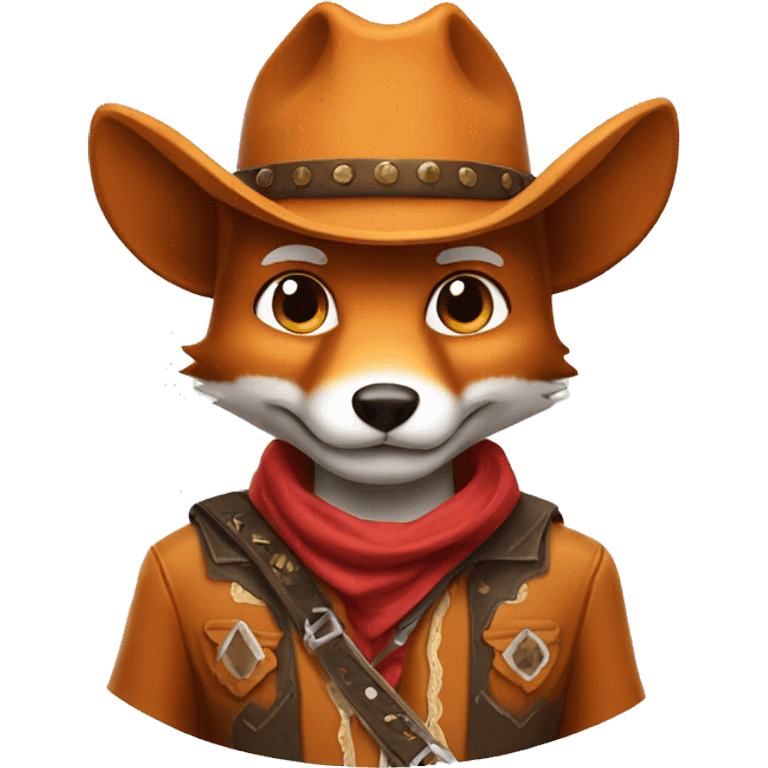 Fox Cowboy emoji