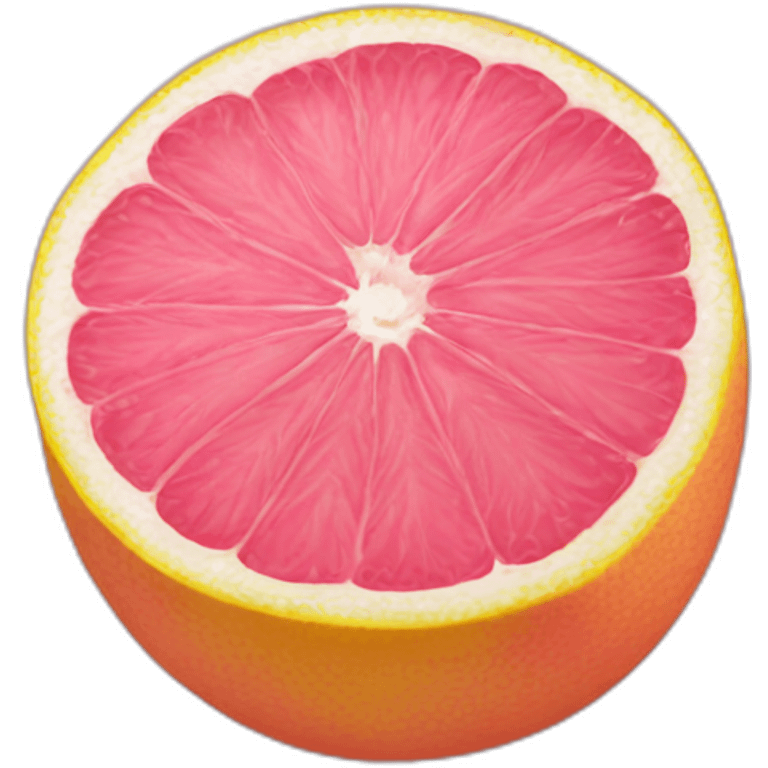 Pink lemon emoji