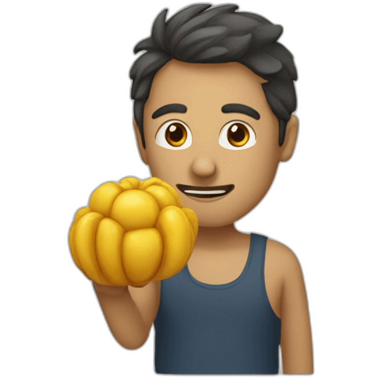 Personne qui fait une pompes  emoji