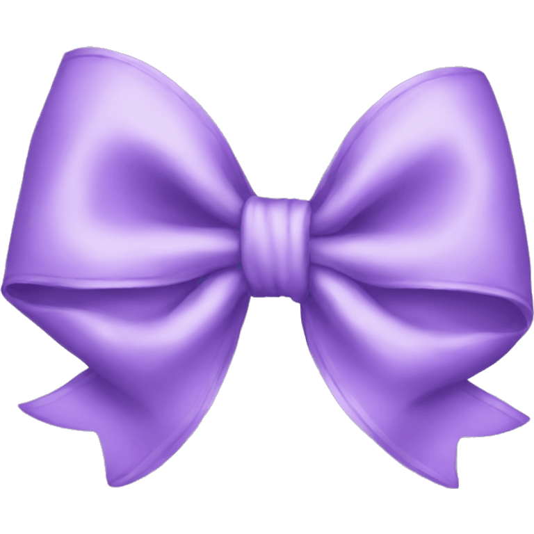 lilac bow emoji