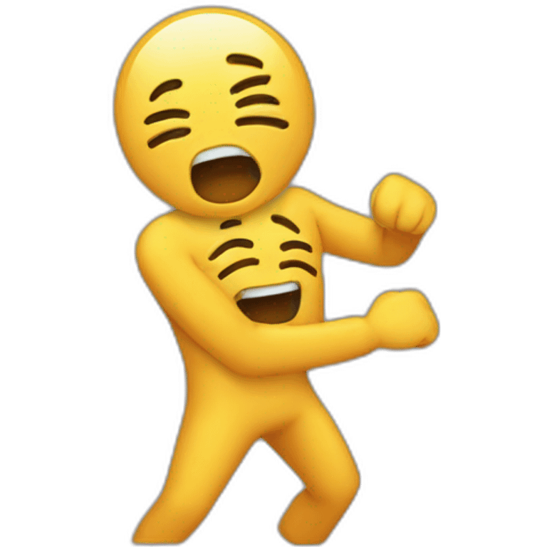 Emojis qui pleure et qui dab emoji