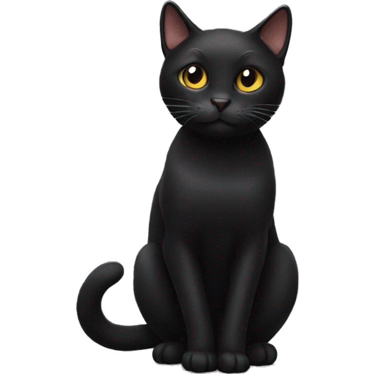 Black cat emoji