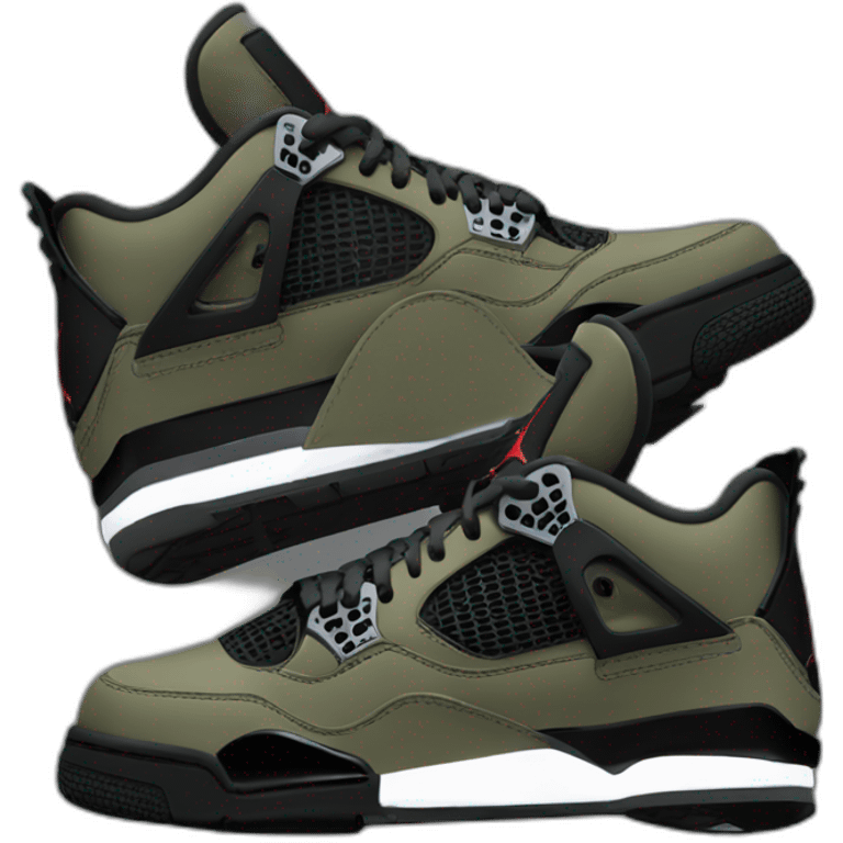 Jordan 4 Military Black emoji