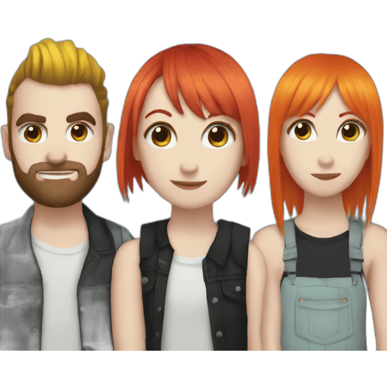 Paramore trio emoji