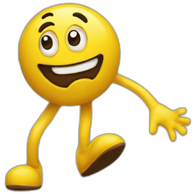 yellow m&m shrugging with transparent background  emoji