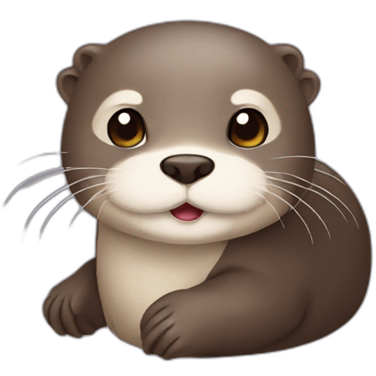 cute otter emoji