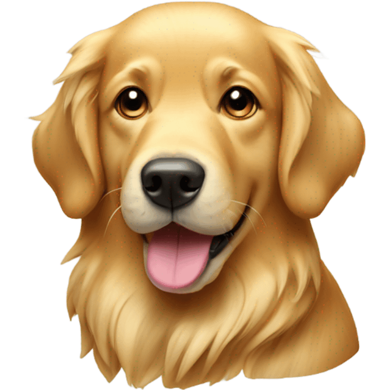 Dog golden emoji