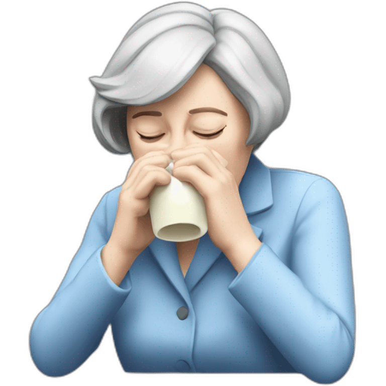 theresa may vomiting emoji