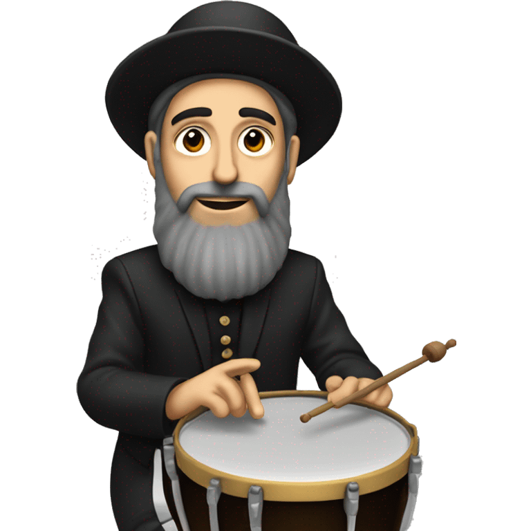 Hassidic drummer emoji