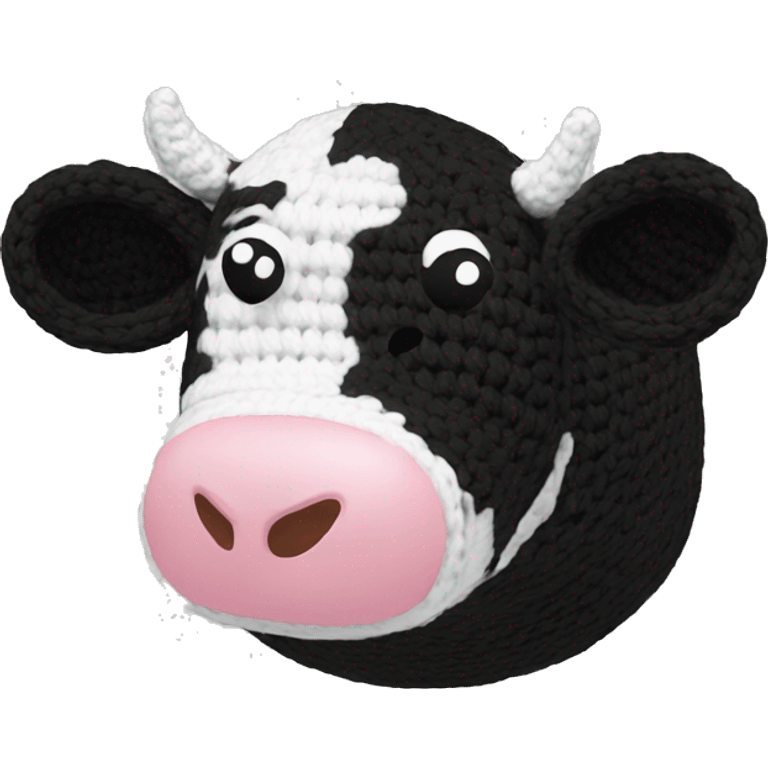 cow crochet emoji