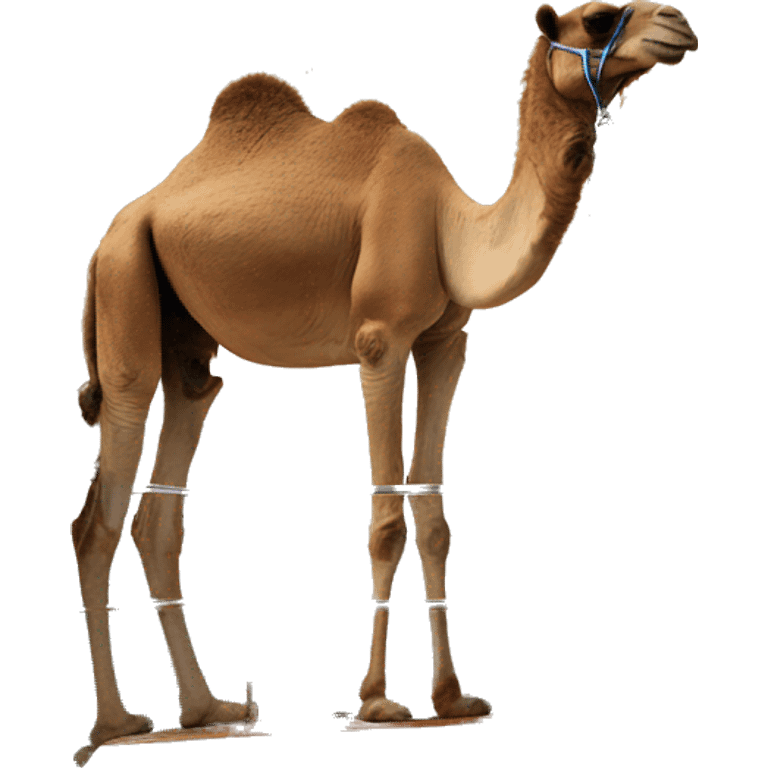 a camel on a yacht emoji