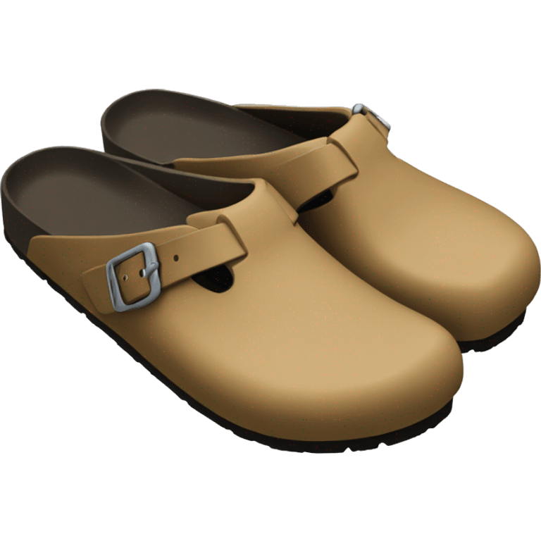 Birkenstock boston clog emoji