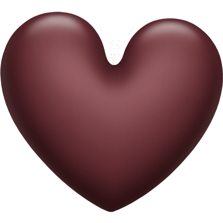 maroon heart emoji