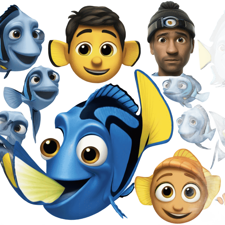 Dory from Finding Nemo emoji