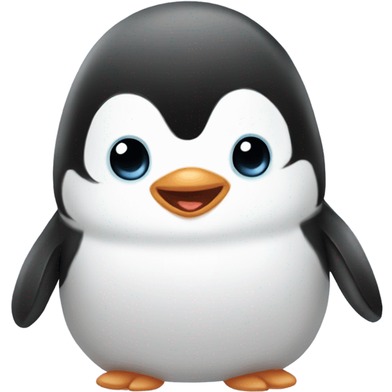 A city of cute baby penguins  emoji