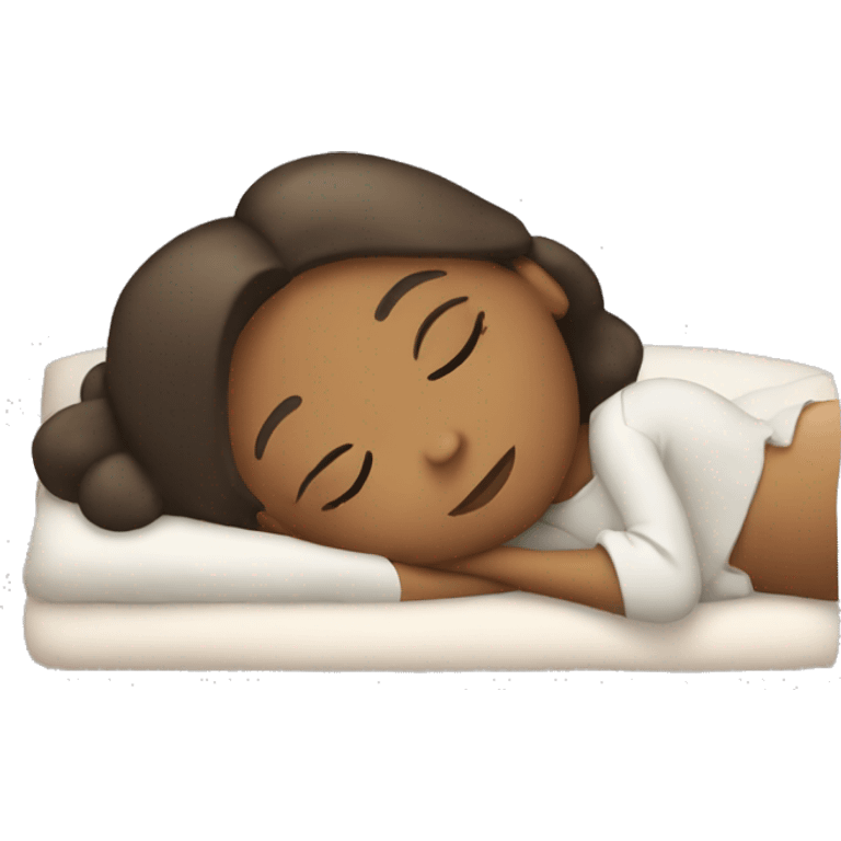 girl sleeping or lying down emoji