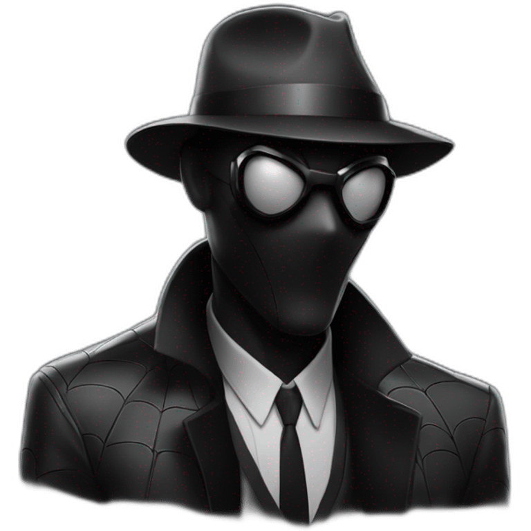 Spiderman noir emoji