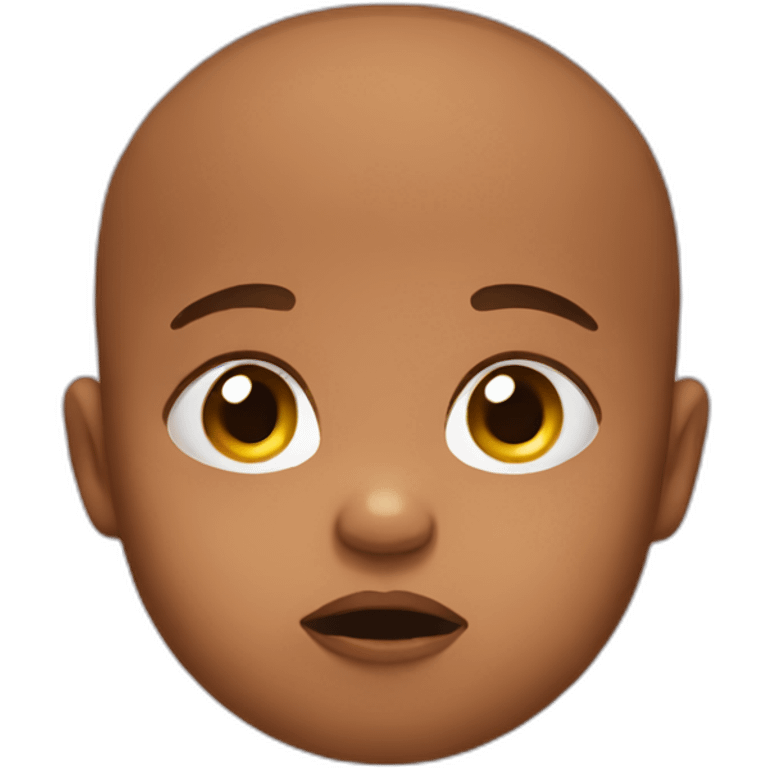 Tired baby emoji