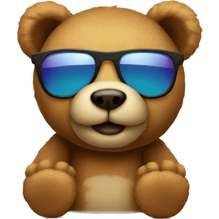 teddy with sunglasses emoji