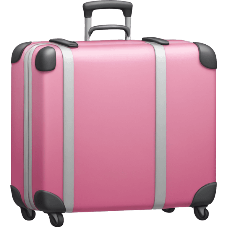 Luggages pink emoji