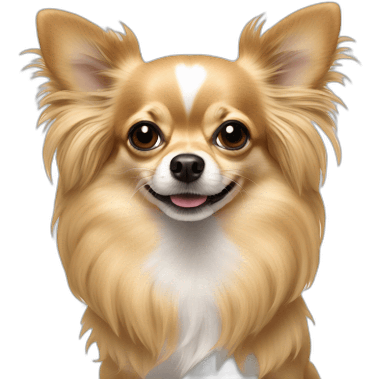 Long hair sand chihuahua in los angeles emoji