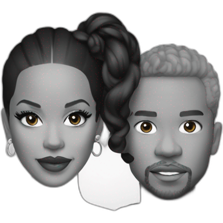 Rhianna et ashap roky emoji