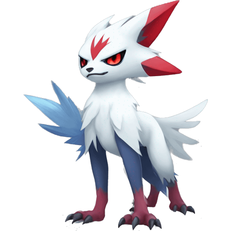 Cool Edgy Absol-Zangoose-Sneasel-Quilava, full body emoji