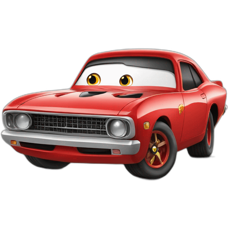 Comics cars flash mcqueen emoji