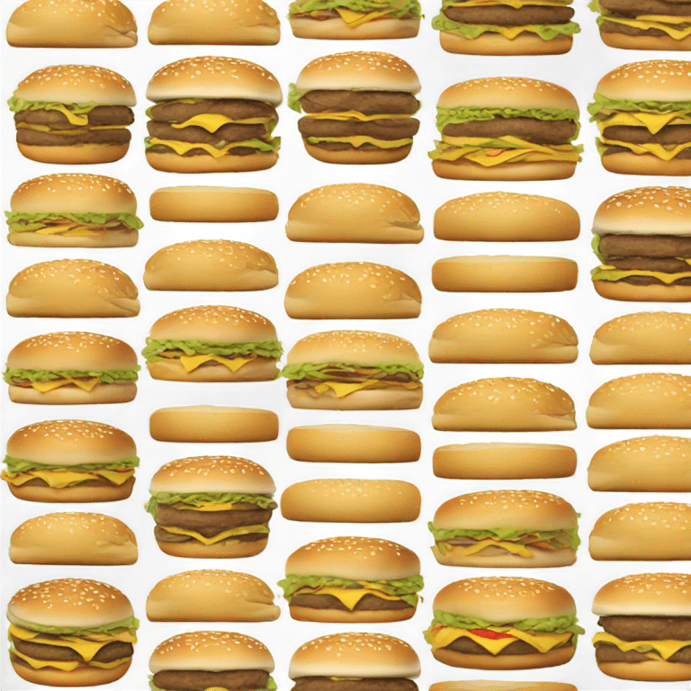 mcdonald’s big mac emoji